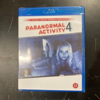 Paranormal Activity 4 Blu-ray (avaamaton) -kauhu-